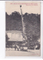 LYON: Union Des Corps De Sapeurs-pompiers De La Région Lyonnaise Manoeuvre à L'échelle - Très Bon état - Sonstige & Ohne Zuordnung