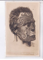 NOUVELLE ZELANDE : Tomika Tem Mutu - Tattooed Maori Chief (tatouage - Chef) - Très Bon état - Nueva Zelanda