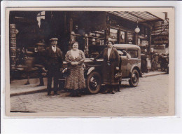 BELGIQUE : NAMUR : Carte Photo D'une Automobile Devant La Librairie Georges Hero Et L'hotel De Rome (Beaufays Francart) - Namur