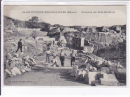 SAINT-ETIENNE-des-OULLIERES: Carrière Du Pont-mathivet - Très Bon état - Other & Unclassified