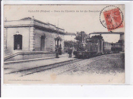 SALLES: Gare Du Chemin De Fer Du Beaujolais - Très Bon état - Other & Unclassified