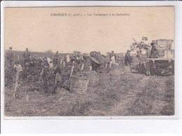 CHOUZY: Les Vendanges à La Justinière - Très Bon état - Autres & Non Classés