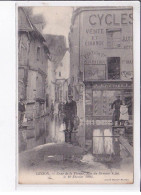 CHINON: Crue De La Vienne, Rue Du Grenier A Sel, Février 1904 - Très Bon état - Chinon