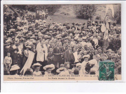 SAINT-CALAIS-du-DESERT: La Foule Devant La Grotte, Fête - Très Bon état - Sonstige & Ohne Zuordnung