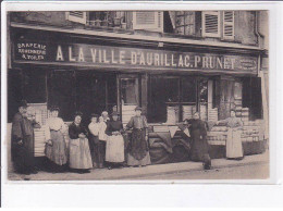 AURILLAC(?): A La Ville D'aurillac Prunet, Draperie Rouennerie Et Toiles - Très Bon état - Aurillac