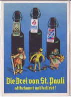 PUBLICITE: Die Drei Von St-pauli, Bière - Très Bon état - Advertising