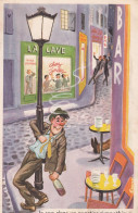 UR Nw45- " JE SUIS DANS UN QUARTIER SYMPATHIQUE " - HOMME AVINE - ILLUSTRATEUR  - Humor