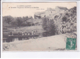 SAINT-ALBAN: Barque De La Valette Sur La Truyere - Très Bon état - Saint Alban Sur Limagnole