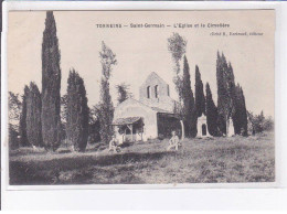 TONNEINS: Saint-germain, L'église Et Le Cimetière - Très Bon état - Tonneins