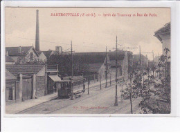 SARTROUVILLE: Arrêt Du Tramway Et Rue De Paris - Très Bon état - Sartrouville