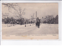 UKRAINE: ODESSA: Parc D'alexandre II En Hiver - Très Bon état - Ucraina