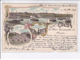 UKRAINE: ODESSA: Souvenir D'odessa, 1896 - état - Ucraina