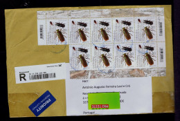 Gc8517 GERMANY Insectes Faune Animals Europa 9x Mailed Portugal - Otros & Sin Clasificación