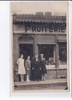 FRANCE: Carte Photo à Localiser, Fruiterie, Fleurs - état - Sonstige & Ohne Zuordnung