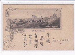CHINE / CHINA : PEKIN (Peking) Carte Précurseur (philatélie - Occupation Russe) - Très Bon état - China
