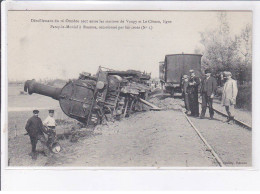 VOUGY: Déraillement 1907 Entre Stations De Vougy Et Le Côteau, Train - Très Bon état - Other & Unclassified