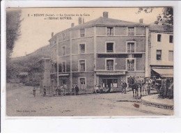 REGNY: Le Quartier De La Gare Et L'hôtel Givre - Très Bon état - Other & Unclassified