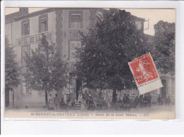 SAINT-BONNET: Le-CHATEAU: Hôtel De La Gare Thérol - Très Bon état - Other & Unclassified