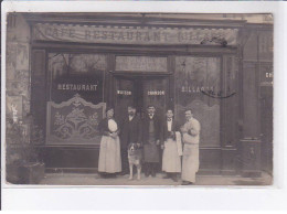 PARIS: 75016, Café Restaurant Billiard, Maison Chanson - état - Paris (17)