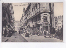 NANTES: La Rue Crébillon, Publicité, Société Anonyme Des établissement Arsène Saupiquet - Très Bon état - Nantes