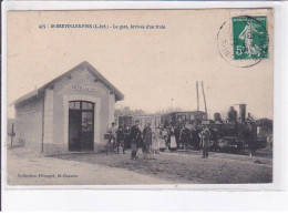 SAINT-BREVIN-les-PINS: La Gare, Arrivée D'un Train - Très Bon état - Saint-Brevin-les-Pins