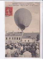 SEZANNE: Inauguration Des Eaux De Verdey, Départ Du Ballon - Très Bon état - Sezanne