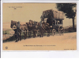 PRADELLES: La Malle-poste Des Cévennes, Sur La Route De Pradelles - état - Autres & Non Classés