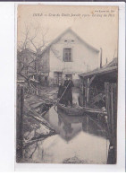 DOLE: Crue Du Doubs Janvier 1910, Le Long Du Port - Très Bon état - Dole