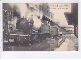 SAINT-CLOUD: Inondation De Janvier 1910, La Gare Du Pont De Saint-cloud - Très Bon état - Saint Cloud