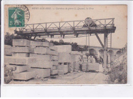 MERY-sur-OISE: Carrières De Pierre L. Quesnel, La Grue - Très Bon état - Mery Sur Oise