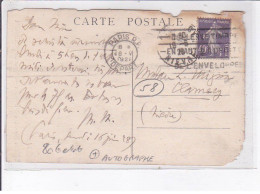 NIEVRE: Maurice Mignon, Autographe - état - Saint-Amand-en-Puisaye