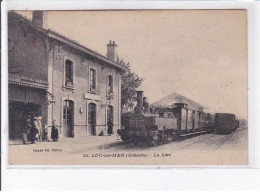 LUC-sur-MER: La Gare - Bon état (petit Pli D'angle) - Luc Sur Mer