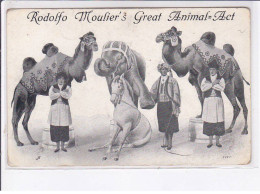 Rodolfo Moulier's Great Animal=act, Cirque, Dompteur - état - Circus