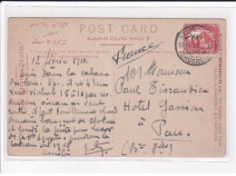 AVIATION : Cachet Du Meeting D' HELIOPOLIS En EGYPTE (carte Envoyée A L'aérostier TISSANDIER) - Très Bon état - Meetings