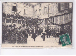 LANGRES: Les Fêtes Du Bi-centenaire De Diderot, La Visite à L'hôpital Militaire - Très Bon état - Langres