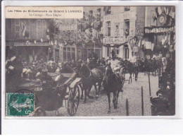 LANGRES: Les Fête Du Bi-centenaires De Diderot, Le Cortège, Place Ziégler - Très Bon état - Langres