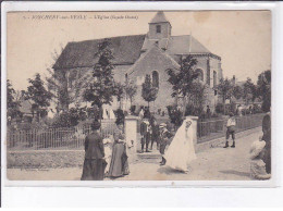 JONCHERY-sur-VESLE: L'église (façade Ouest) - état - Jonchery-sur-Vesle