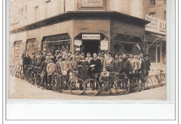 ROUEN : Carte Photo De La Chapellerie ALEXANDRE (avec Les Champions Cyclistes) - Très Bon état - Rouen