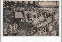 Déraillement D'un Train Entre Pontivy Et Saint Brieuc à Ploeuc-l'Hermitage En 1908 - Other & Unclassified