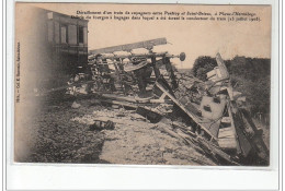 Déraillement D'un Train Entre Pontivy Et Saint Brieuc à Ploeuc-l'Hermitage En 1908 - Sonstige & Ohne Zuordnung