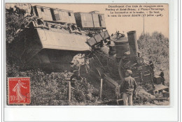 Déraillement D'un Train Entre Pontivy Et Saint Brieuc à Ploeuc-l'Hermitage En 1908 - Sonstige & Ohne Zuordnung