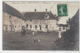 BONNES Par MONTHIERS : Carte Photo D'un Intérieur De Ferme Vers 1910 - Très Bon état - Other & Unclassified