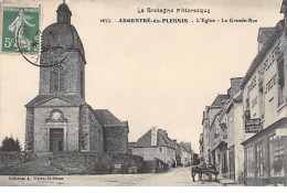 ARGENTRE DU PLESSIS - L'Eglise - La Grande Rue - Très Bon état - Other & Unclassified