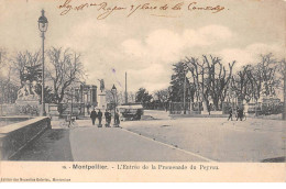 MONTPELLIER - L'Entrée De La Promenade Du Peyrou - Très Bon état - Montpellier