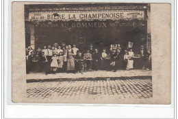 LE PERREUX : Carte Photo Du Café """"aux Gommeux"""" - Très Bon état - Le Perreux Sur Marne