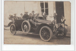 CONNERRE : Carte Photo Automobile - état (un Coin Manquant Et Traces Au Dos) - Connerre