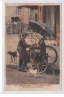 VILLEFRANCHE SUR SAONE : Le Rémouleur Au Coin De La Rue Nationale (rare En Couleur) - Très Bon état - Villefranche-sur-Saone