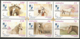 ESPAÑA CABALLOS CARTUJANOS EDIFIL NUM. 3726A/3728A ** SERIE COMPLETA SIN FIJASELLOS - Unused Stamps
