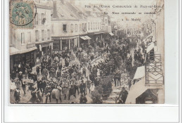 PACY SUR EURE : Carte Photo Des Fêtes De L'Union Commerciale - La Noce Normande Se Rendant à La Mairie - Très Bon état - Pacy-sur-Eure