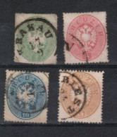 Autriche _ Empire  (1863) N° 23/26 - Used Stamps